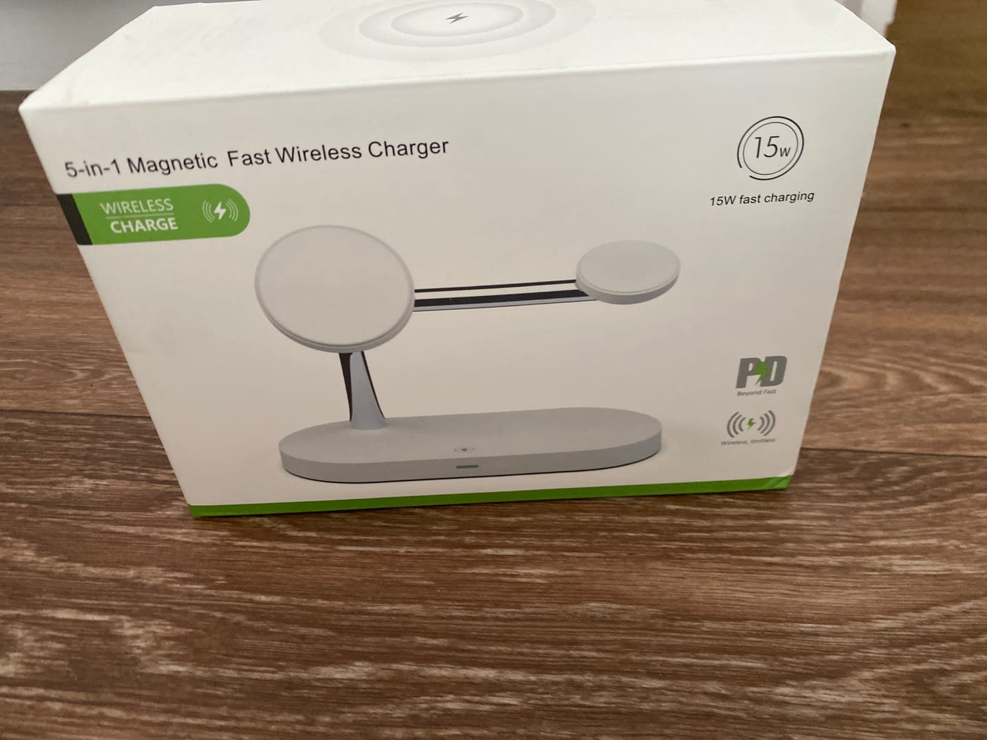Customer photo review of Tough On 5 in 1 Magnetic MagSafe Wireless Charger Stand Dock