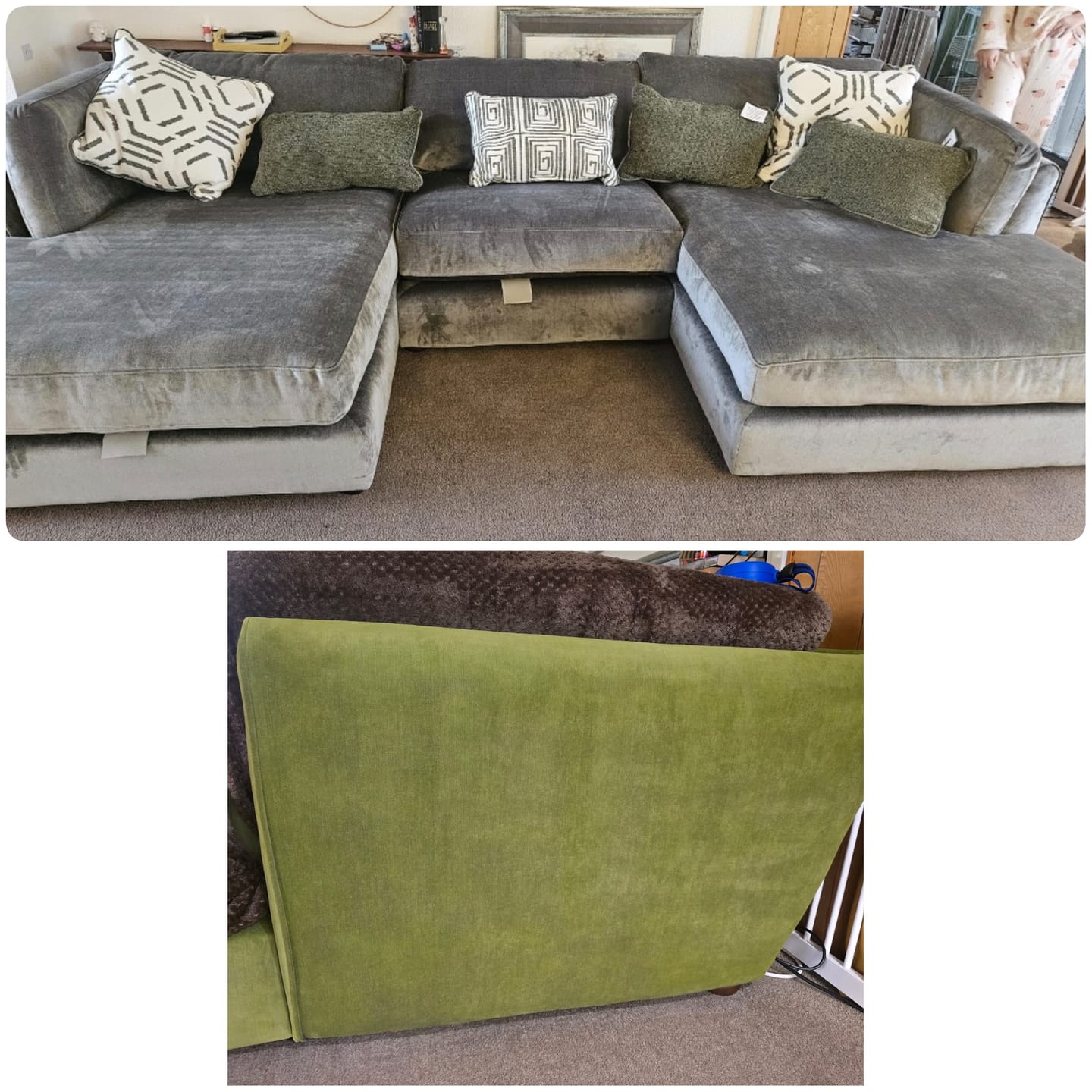 Customer photo review of Fabric Paint -- Olive