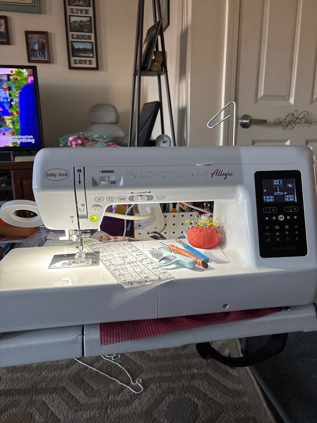Customer photo review of Babylock Allegro Sewing & Quilting Machine