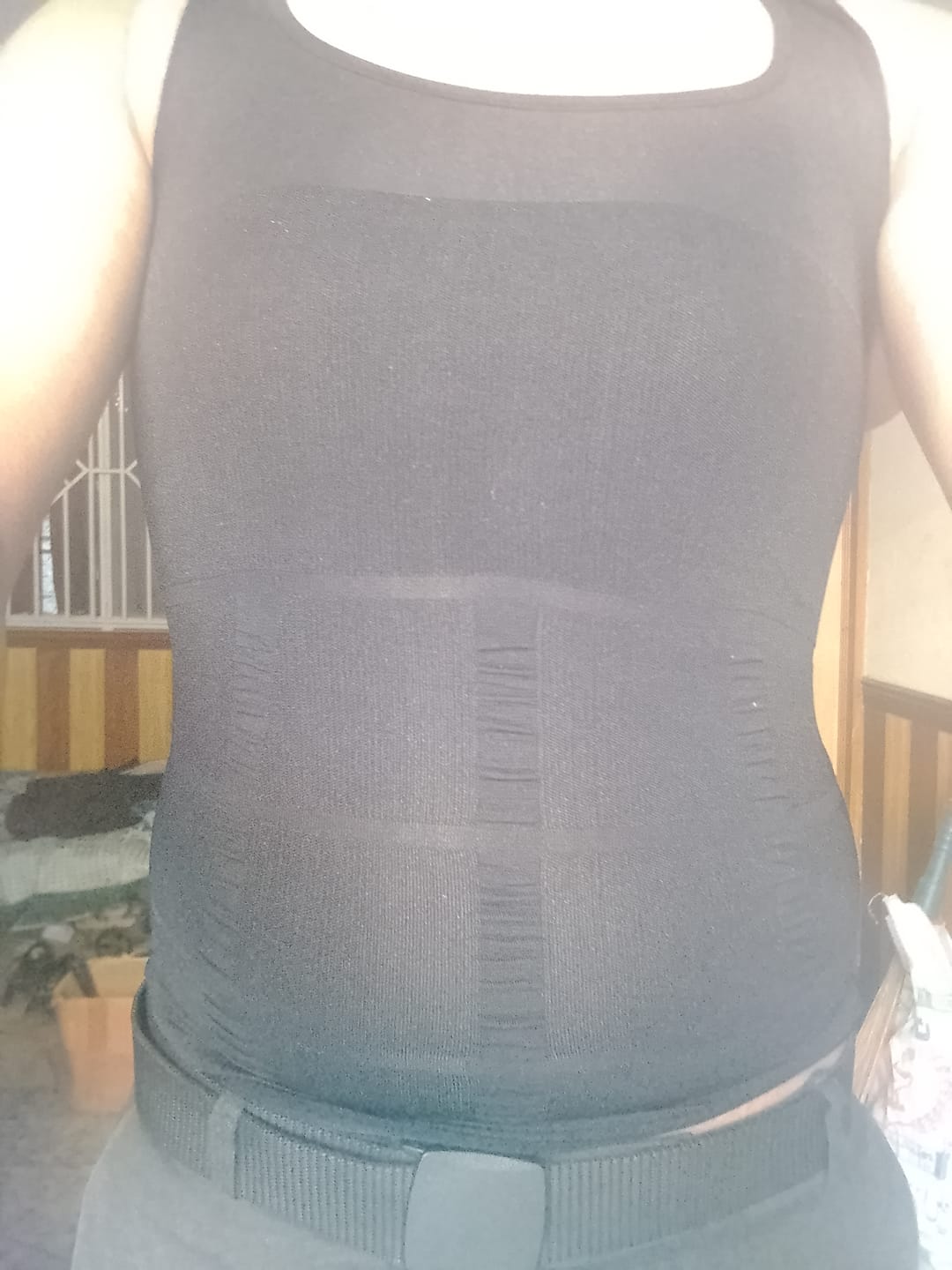 Customer photo review of Men Slimming Body Shaper
