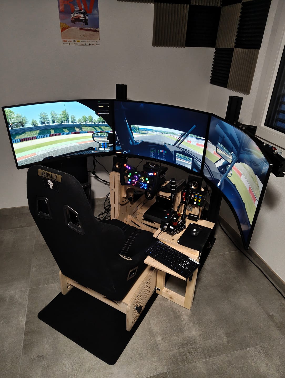 Customer photo review of Simulator Monitor Stand