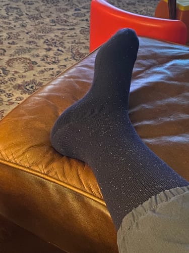 Customer photo review of Performance Eucalyptus Compression Socks