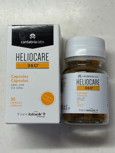 Customer photo review of ヘリオケア360° ORAL（飲む日焼け止め）