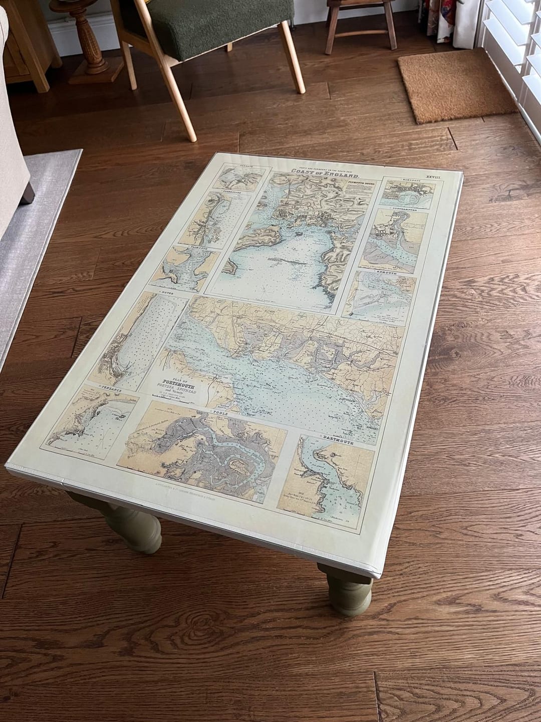 Customer photo review of Old Map of the Ports & Harbours in South East of England, 1872 by Fullarton - Margate, Dover, Falmouth, Folkestone, Portsmouth