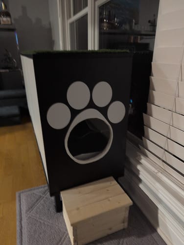 Kris M. review of Paw Print Wall Decal - Vinyl Decal - Car Decal - DC013 image 1 out of 1