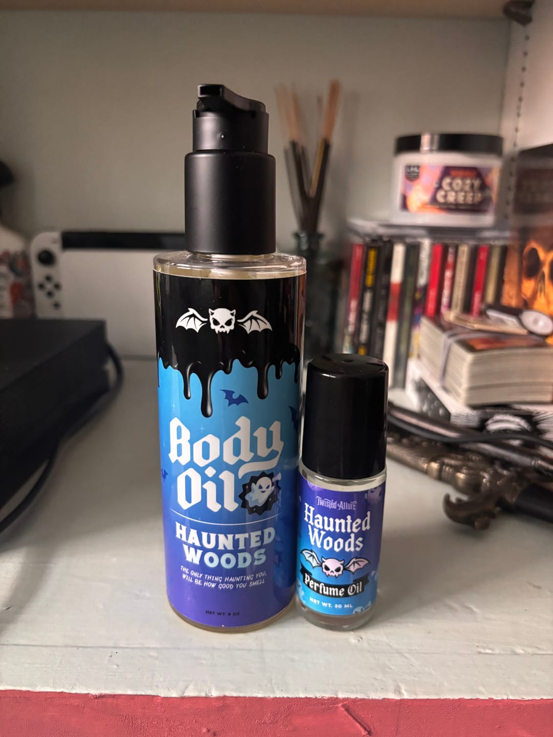 Customer photo review of Haunted Woods Body Oil