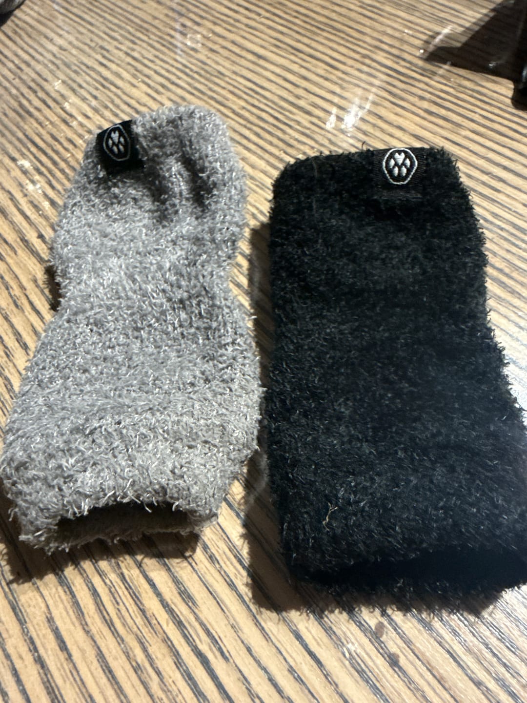 Customer photo review of Stretchy Fleece Dog Leg Warmer Sleeves