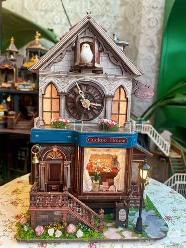 Customer photo review of Cuckoo House DIY 3D Wooden Puzzle