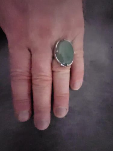 Customer photo review of Bague Aventurine