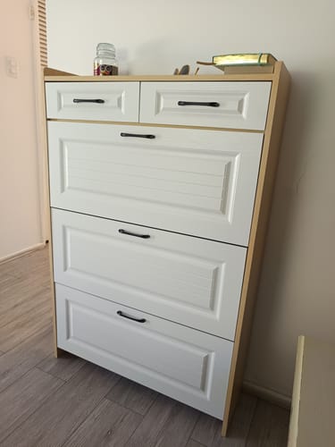 Customer photo review of Zapatera de Alta Calidad Organizador de Zapatos con Diseño Sofisticado