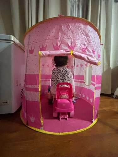 Customer photo review of 🩷 Carpa Castillo de Princesa – El Espacio Mágico Donde Tu Niña Sueña y Juega✨