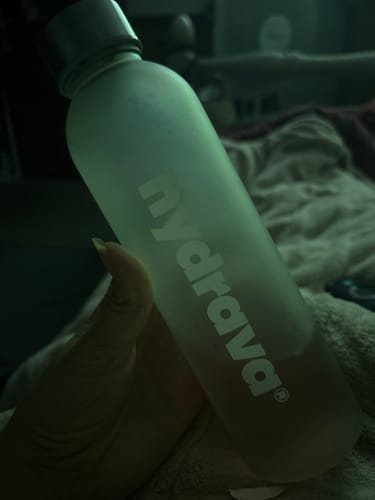 Customer photo review of Frosted Hydrava Bottle