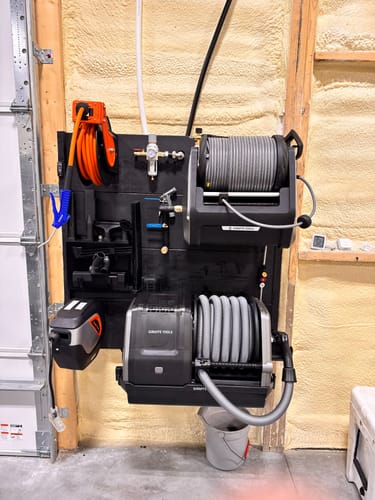 Customer photo review of Grandfalls Retractable Pressure Washer Plus