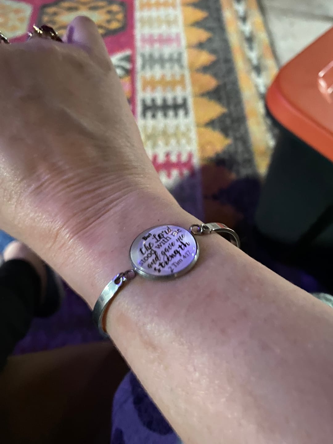 Customer photo review of Faithful Guardian Bracelet