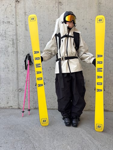 Customer photo review of Women's Black Baggy Oxford Wear-resistant Snow Pants