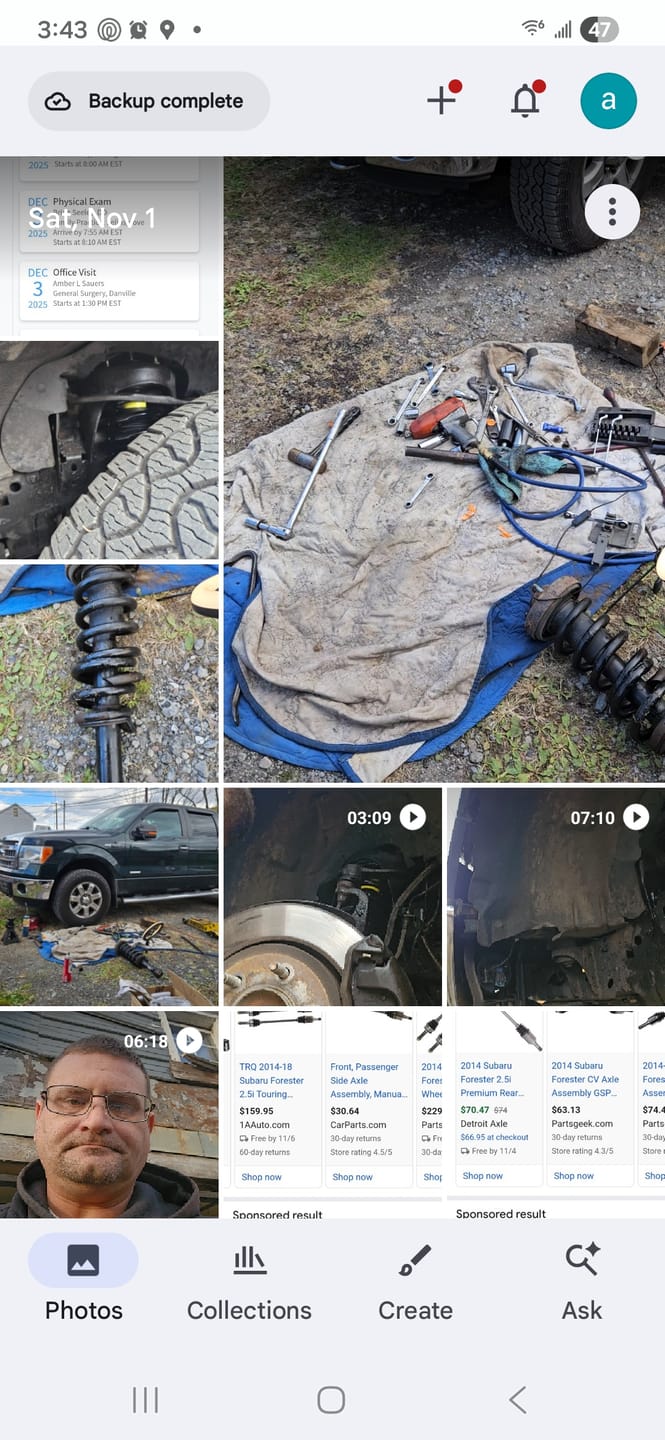 Customer photo review of 2Pcs 2009-2013 Ford F-150 Front Shock Absorber Strut w/Coil Spring Assembly