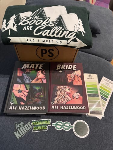 Customer photo review of smut slut book club subscription