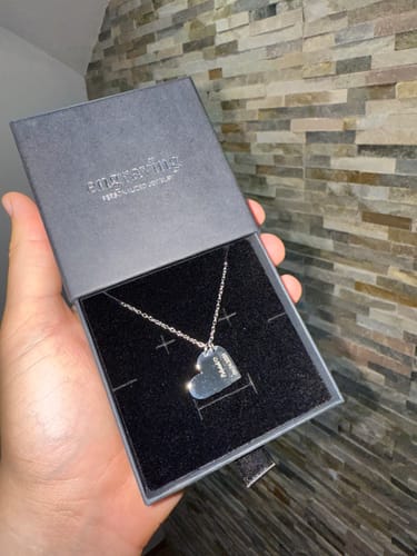 Customer photo review of Necklace: Heart Pendant