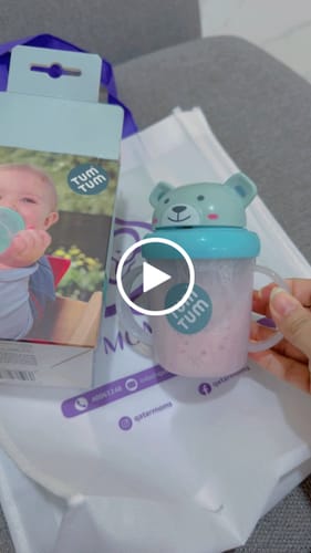 Customer video review of Tum Tum Tippy Up Cup With Weighted Straw (Series 3)