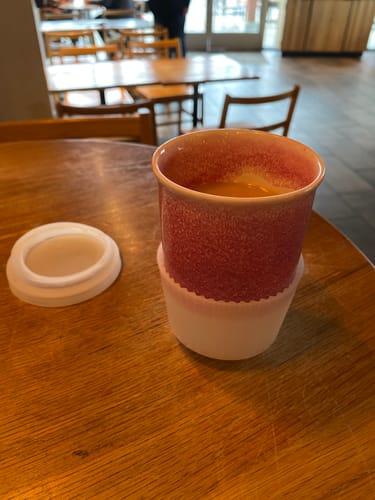 Customer photo review of Coral Pink Cup 12oz