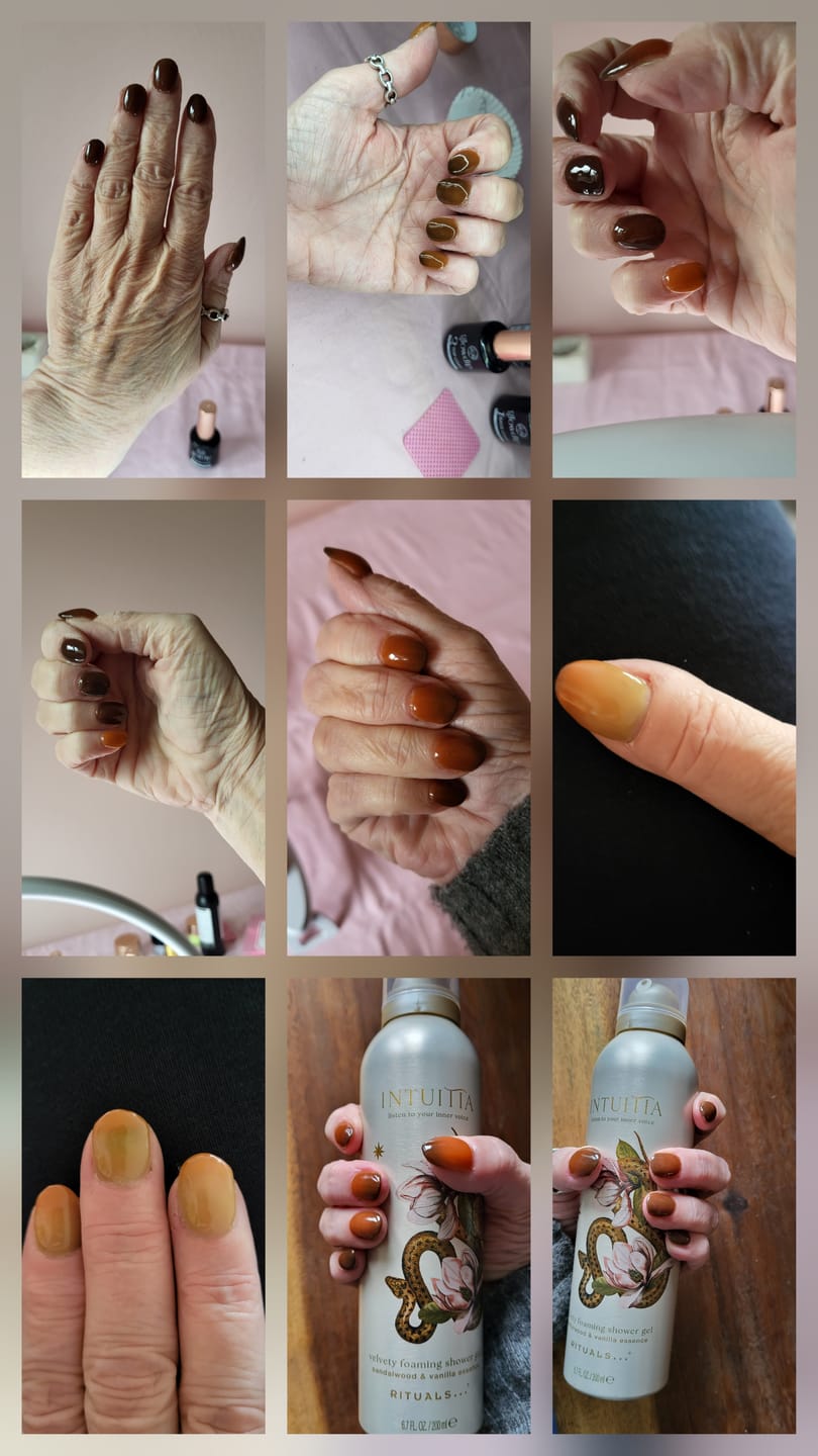 Customer photo review of Limited Edition 7 - Changing Leaves Dipping Powder