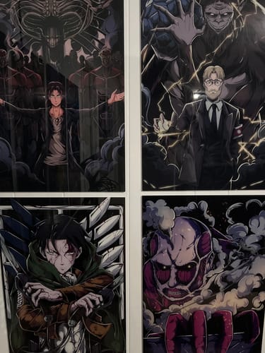 Customer photo review of Double Swords Plexi Glass Wall Art