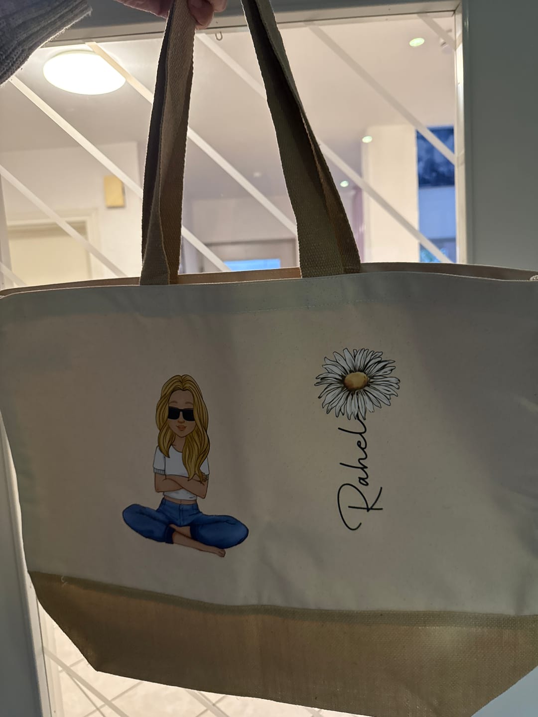 Customer photo review of Summervibes - Personalisierte Tasche für den Strand