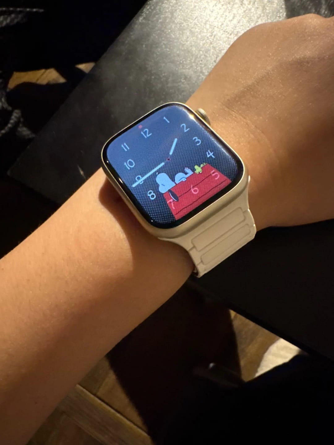 Customer photo review of Bracelet Silicone Magnétique pour Apple Watch