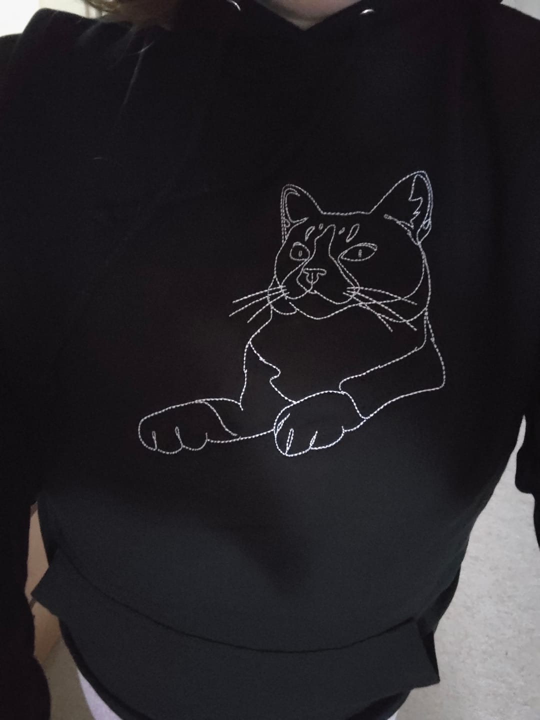 Customer photo review of Ausgewählter Hoodie