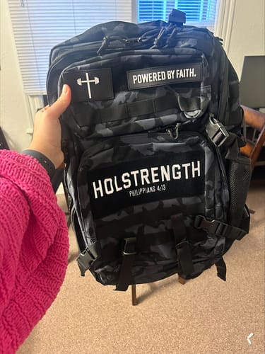 Customer photo review of HolStrength 45L Tactical Backpack