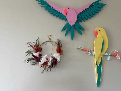 Customer photo review of Cedar Grove Mini Wreath