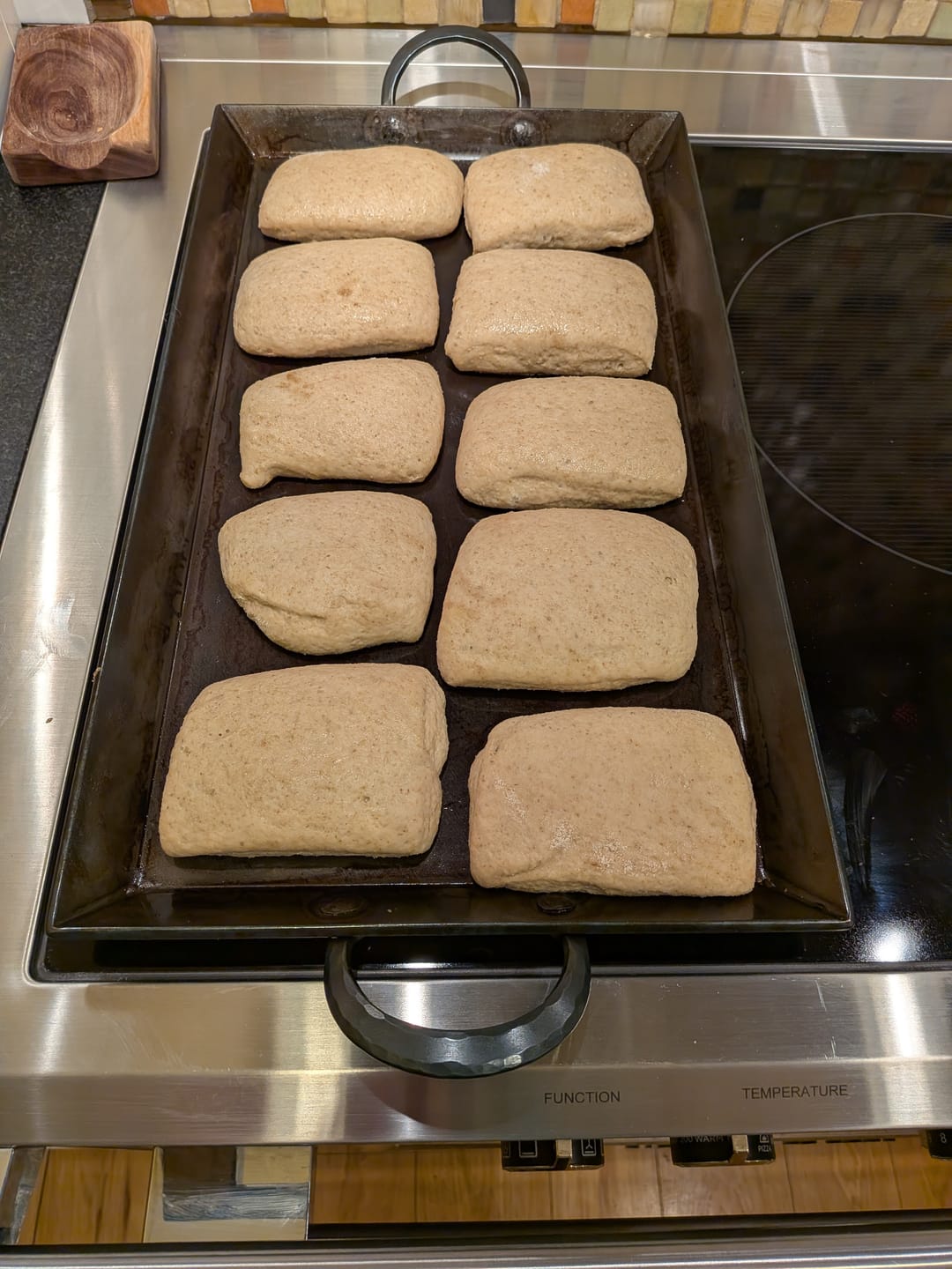 Customer photo review of Carbon Steel Griddle