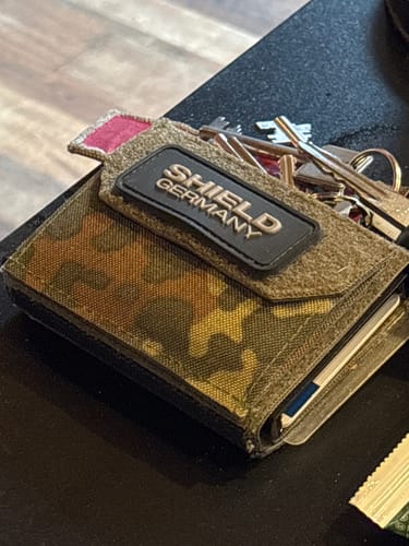 Customer photo review of Tactical Wallet Münzfach - 5-Farben Flecktarn