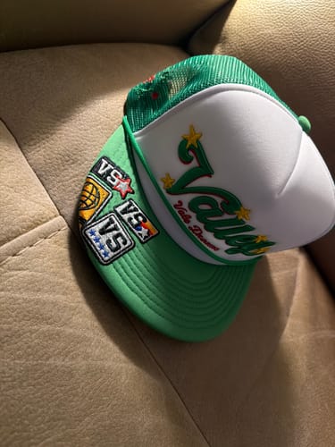Customer photo review of Vale Forever Charms Trucker Hat Green