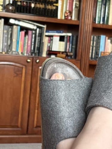 Customer photo review of Organic Silk Hair Bonnet