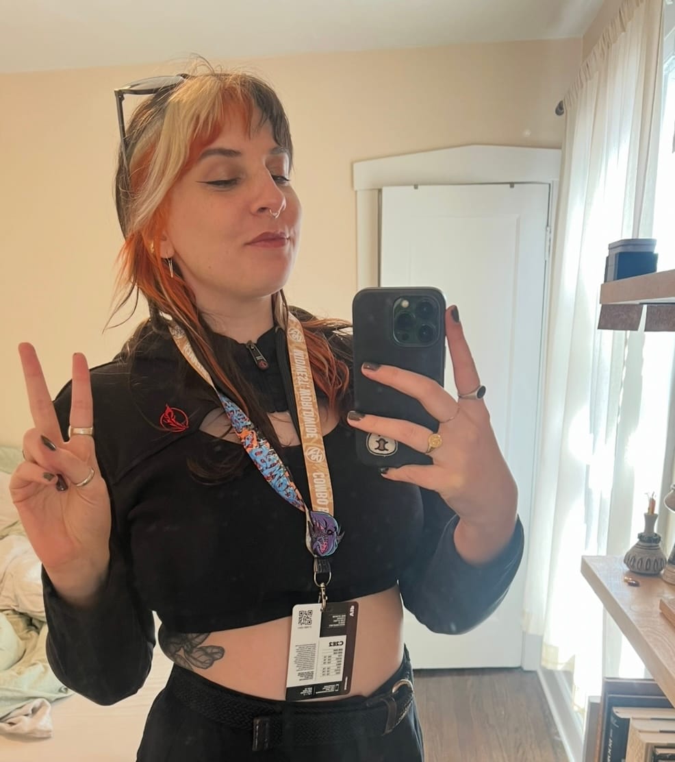 Customer photo review of Rogue Cropped Hoodie