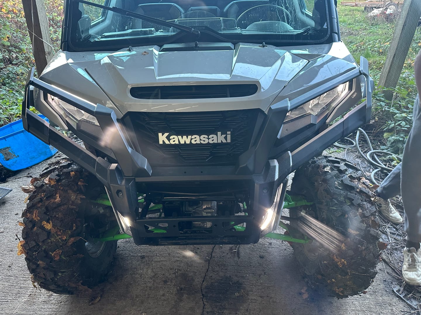 Customer photo review of Generic Genuine OEM New Kawasaki Ridge Brush Guard 99994-2094
