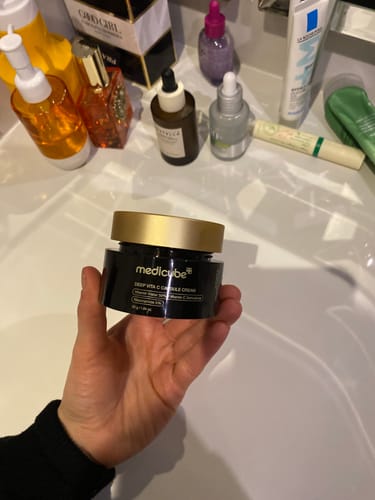 Customer photo review of Balinošs krēms ar vitamīnu kapsulām Medicube Deep Vita C Capsule Cream
