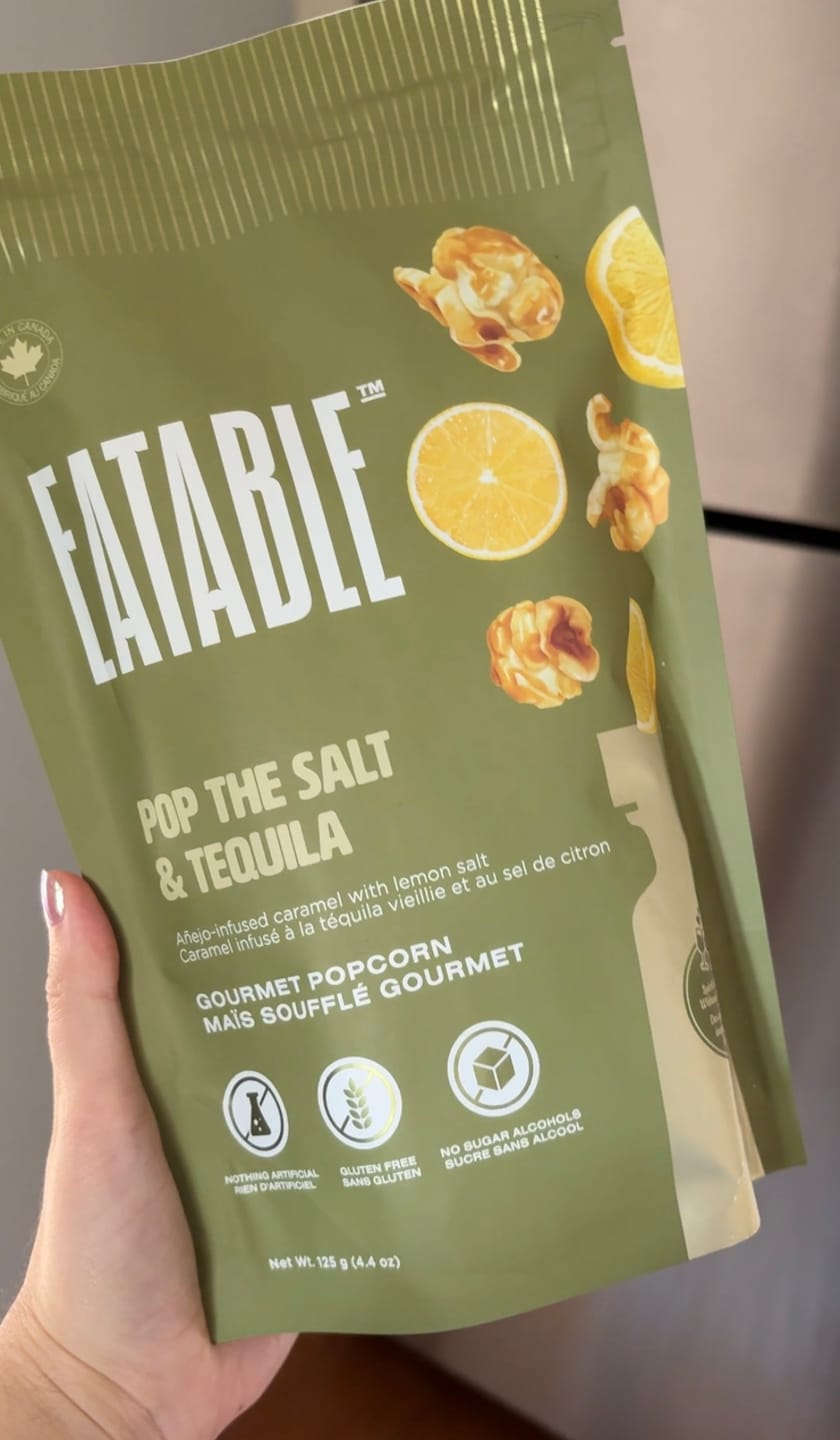 Customer photo review of Pop the Salt & Tequila (125g) - Añejo Infused Caramel Popcorn