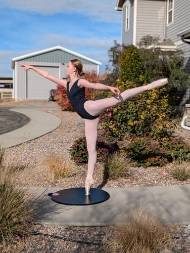 Customer photo review of Professional Portable Dance Floor / Turning Board / Tap / Ballet