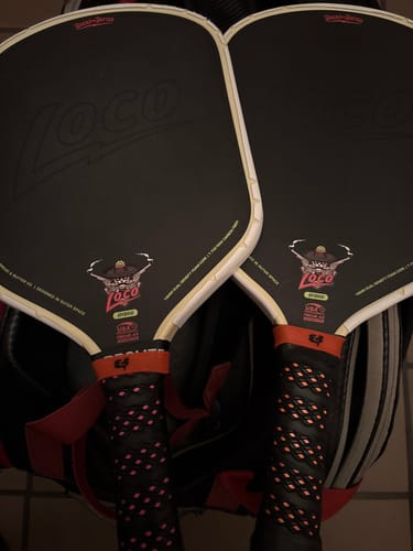 Customer photo review of The Loco 16mm Pickleball Paddle- Hybrid (PRE-ORDER) (READ DESCRIPTION)