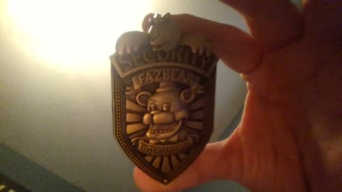 Customer photo review of Five Nights at Freddy's - Security Badge: Bronze