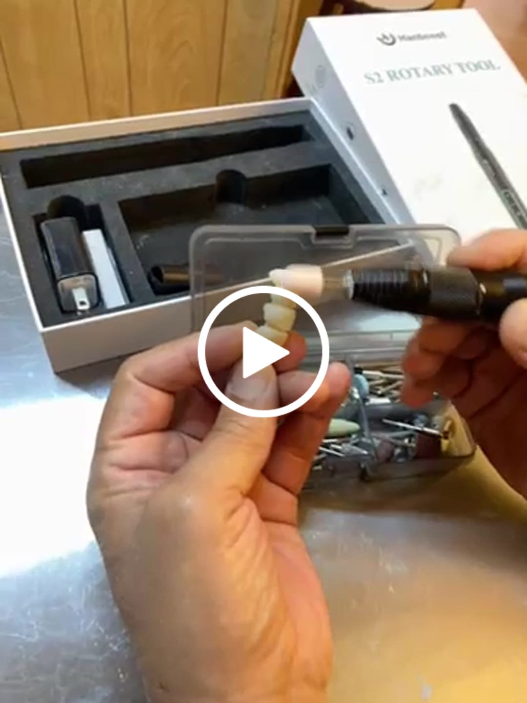 Customer video review of Hanboost S2 - Electric Cordless Rotary Tool Kits for DIY Maker & Craftsmen
