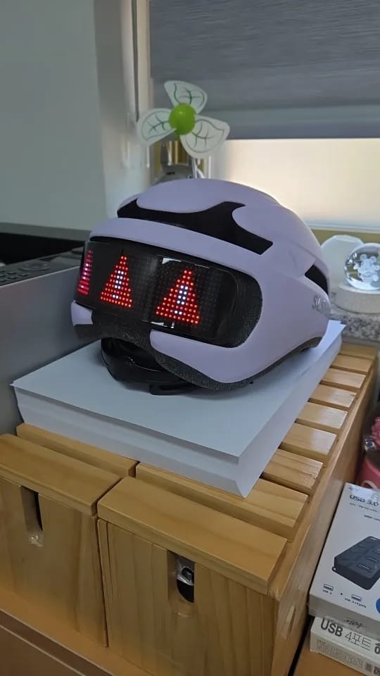 Customer photo review of Casque vélo LED connecté ShineControl
