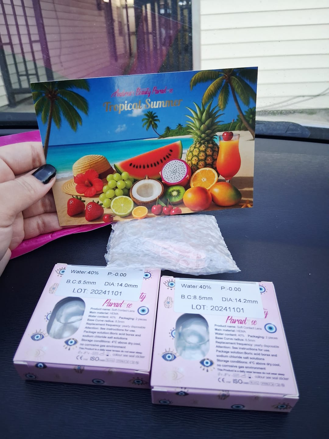Customer photo review of Colors- Eyelash Extensions (Escoje el tono en la barra con el nombre de la imagen)