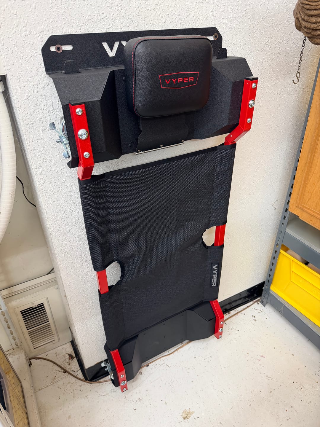 Customer photo review of WALL MOUNT: LAY-DOWN CREEPER