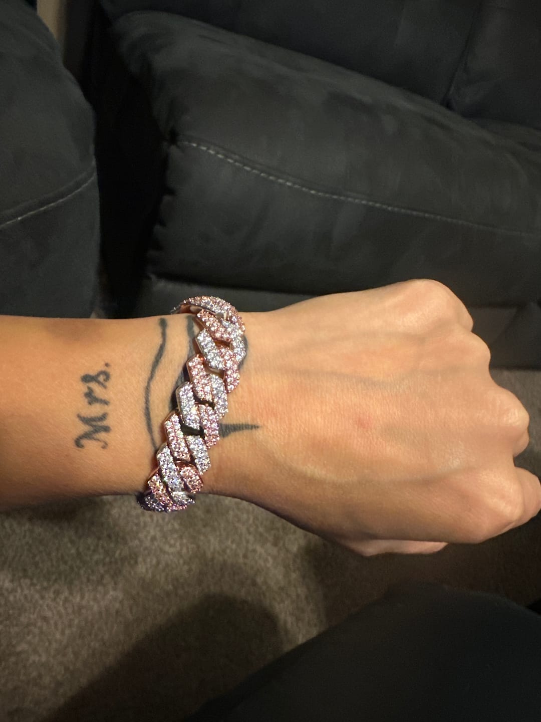 Customer photo review of 14mm Monaco Bracelet - Two Tone
