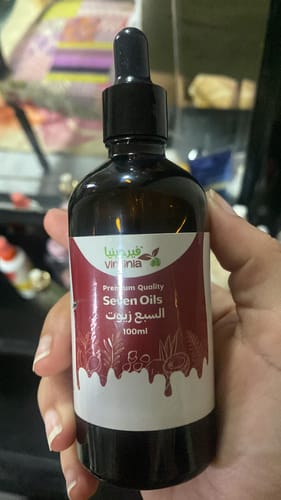 Customer photo review of تركيبه 7 زيوت للشعر 100 ملي