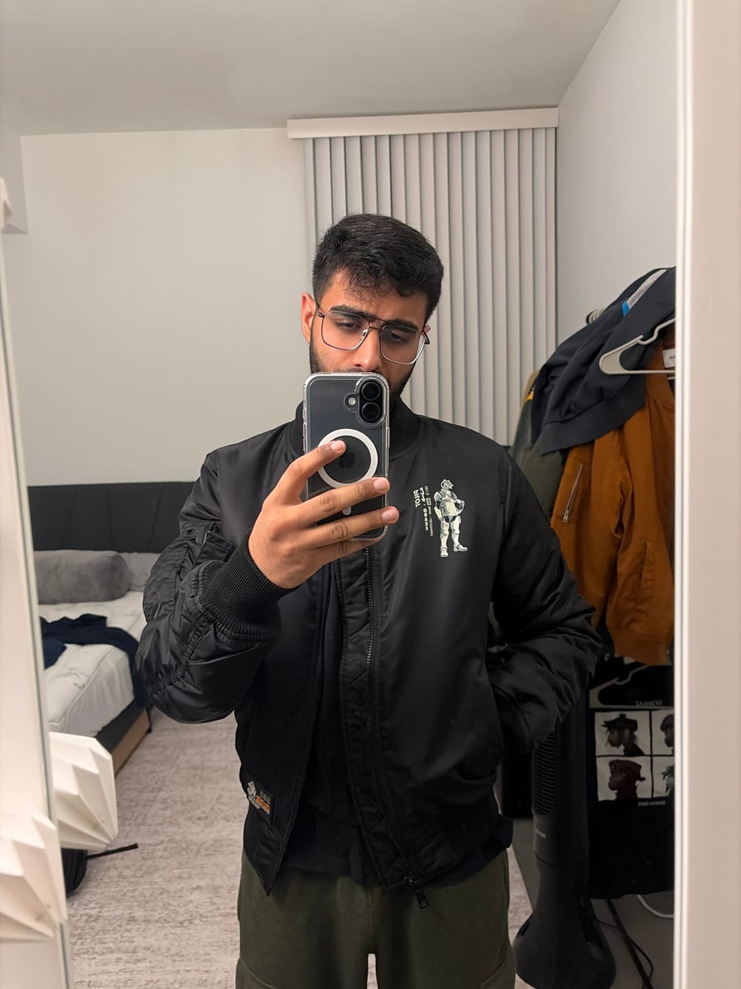 Customer photo review of Pacifist MA-1  Bomber Jacket (Slim Fit)