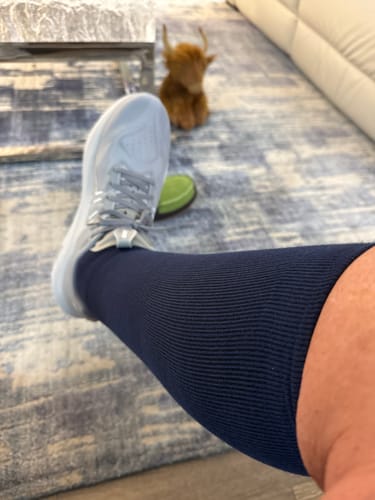 Customer photo review of Performance Eucalyptus Compression Socks